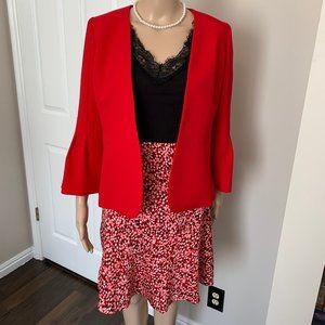 Tahari Red Blazer